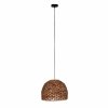 Lampa sufitowa w stylu boho naturalny pleciony abażur hiacynt wodny 55873-017 DIJK